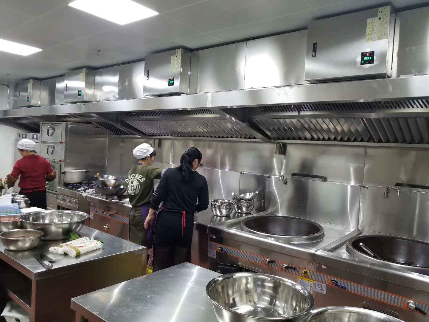 Integrated Cooking Air Purifier for Restaurant Kitchen in Beijing